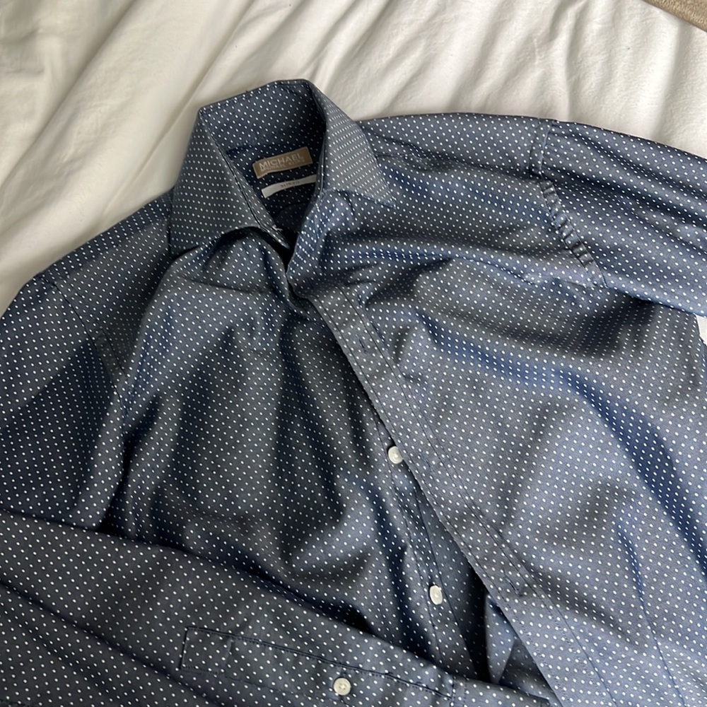 Michael Kors Slim Fit Button-Up - Picture 3 of 3